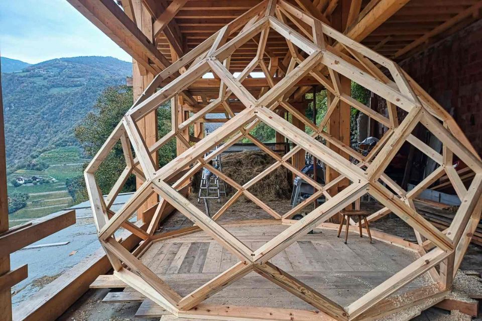 Zoomdome Aufbau in Südtirol